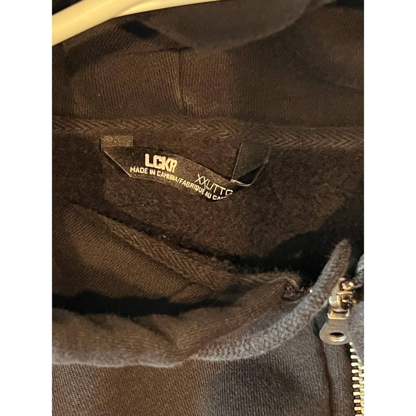 LCKR Black Pullover Hoodie Mens XXL