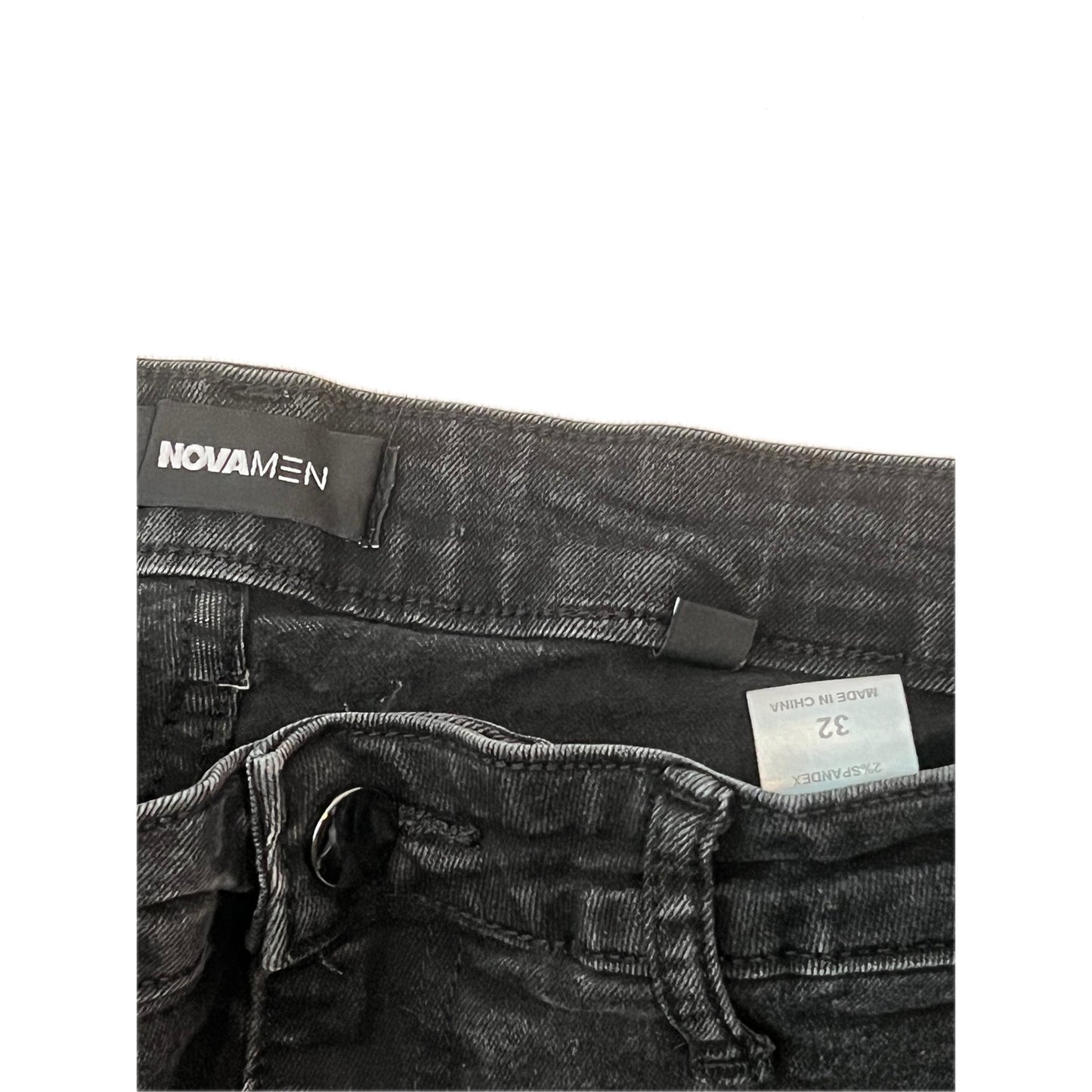 Fashion Nova Men Flared Fit Black Jeans Mens 32x28