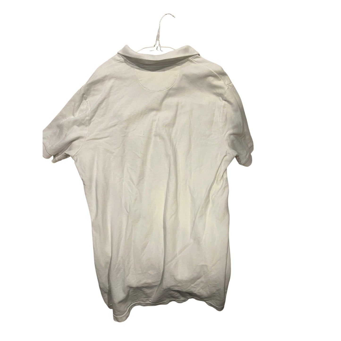 Chaps White Golf/ Polo Shirt, Mens Large