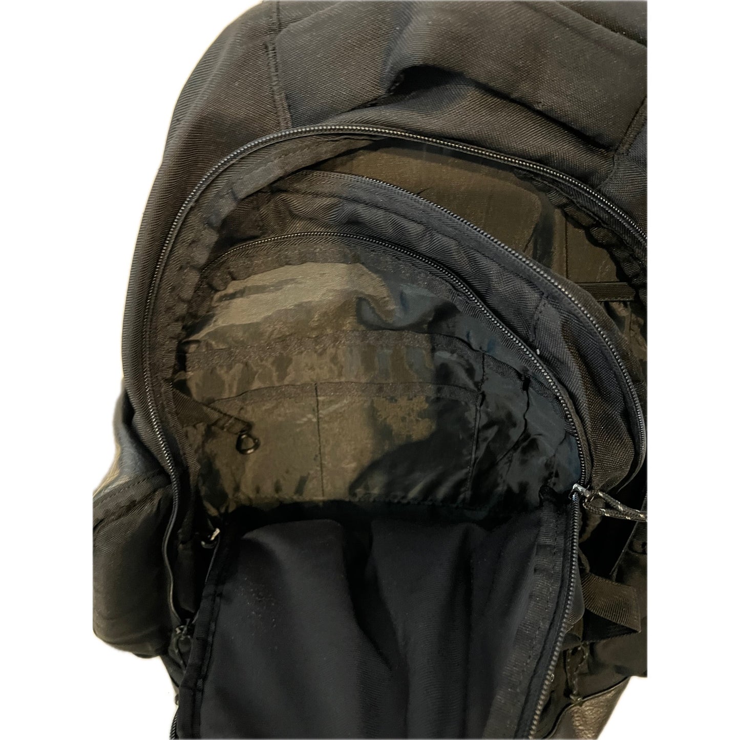 Sac à dos Outdoor Products noir 26L avec simili cuir