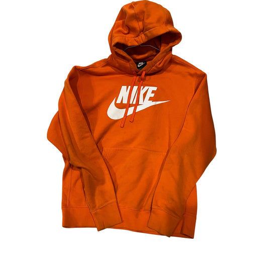 Nike Orange Pullover Hoodie Mens L