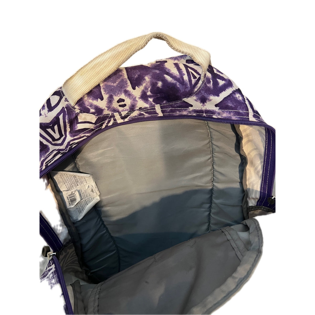 High Sierra Curve Purple Pattern Backpack