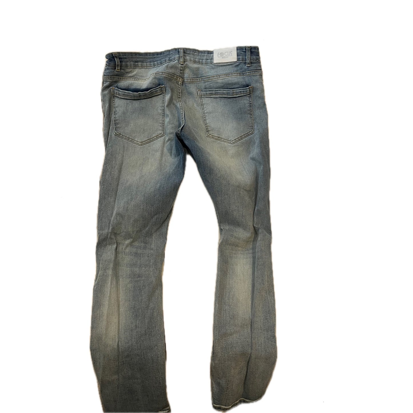 Focus Jeans Jeans Azules Rotos Para Hombre 36x32