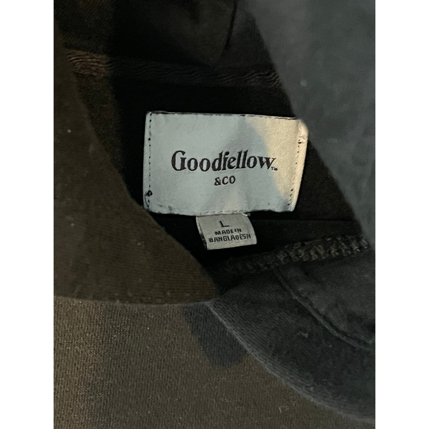 Goodfellow Hoodie pull noir Grand Homme