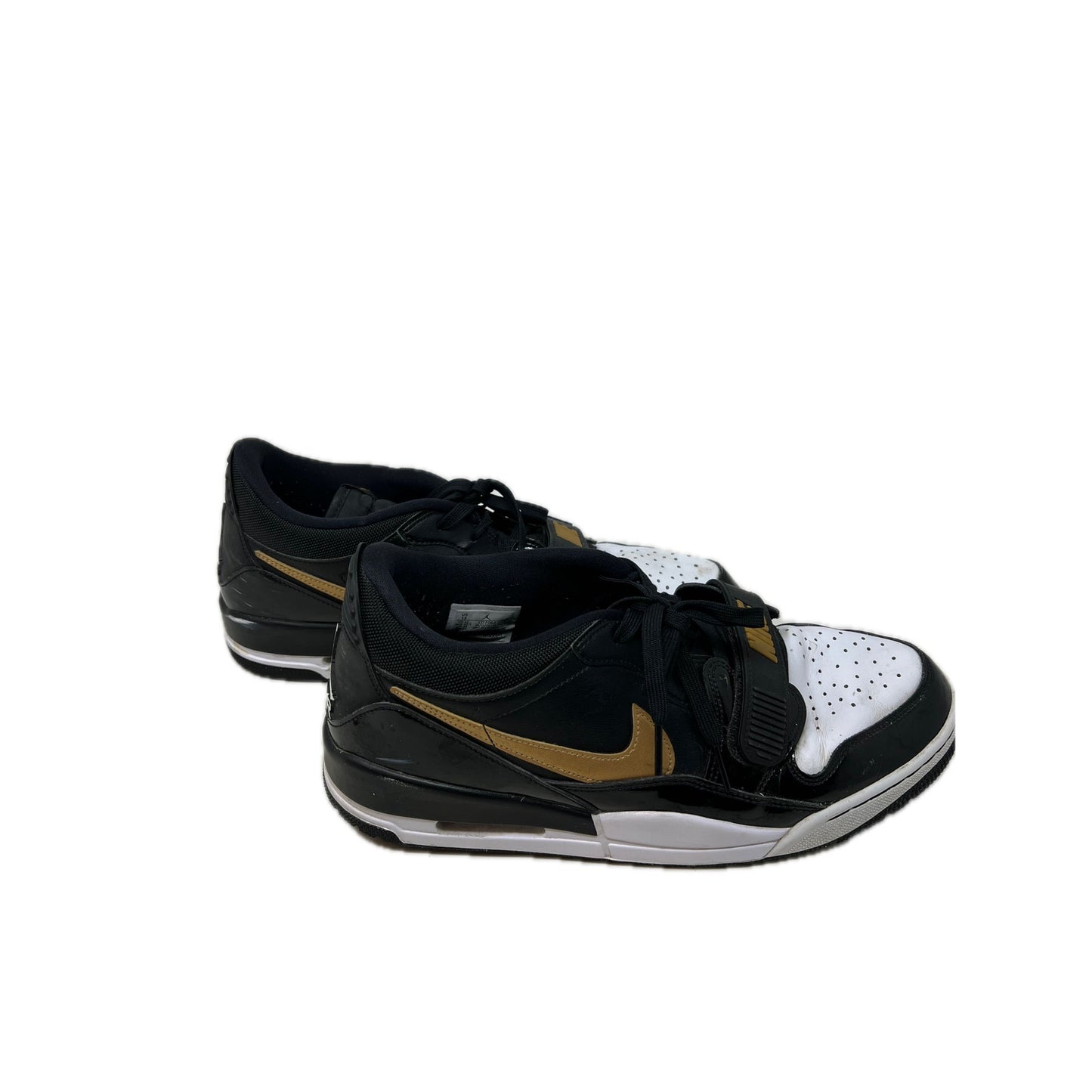 Jordan Legacy 312 Low Black Metallic Gold Mens 13