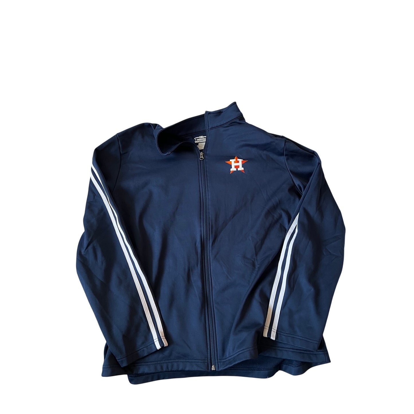 Chaqueta de calentamiento con cremallera MLB Houston Astros para hombre, talla XL