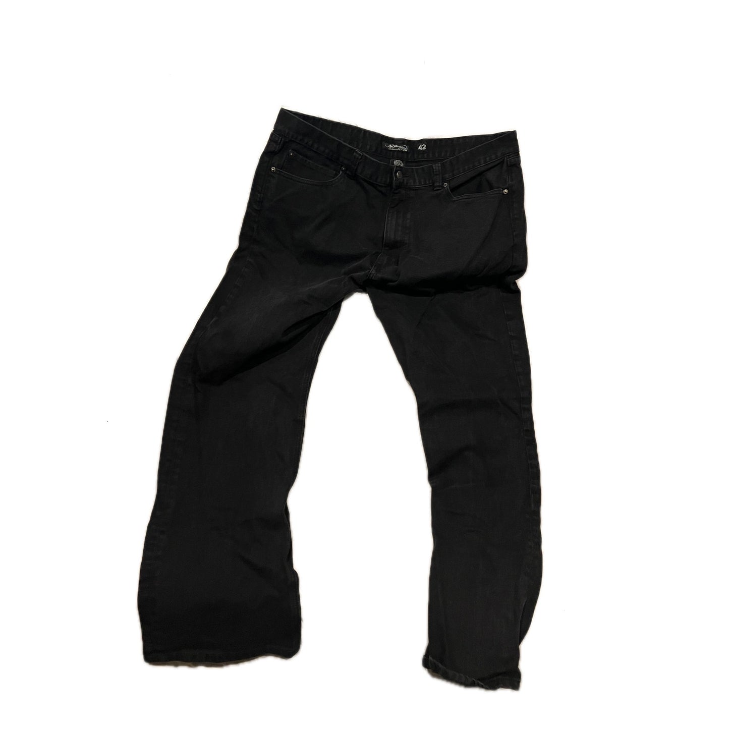 Ed Hardy Black Jeans Mens 42x34