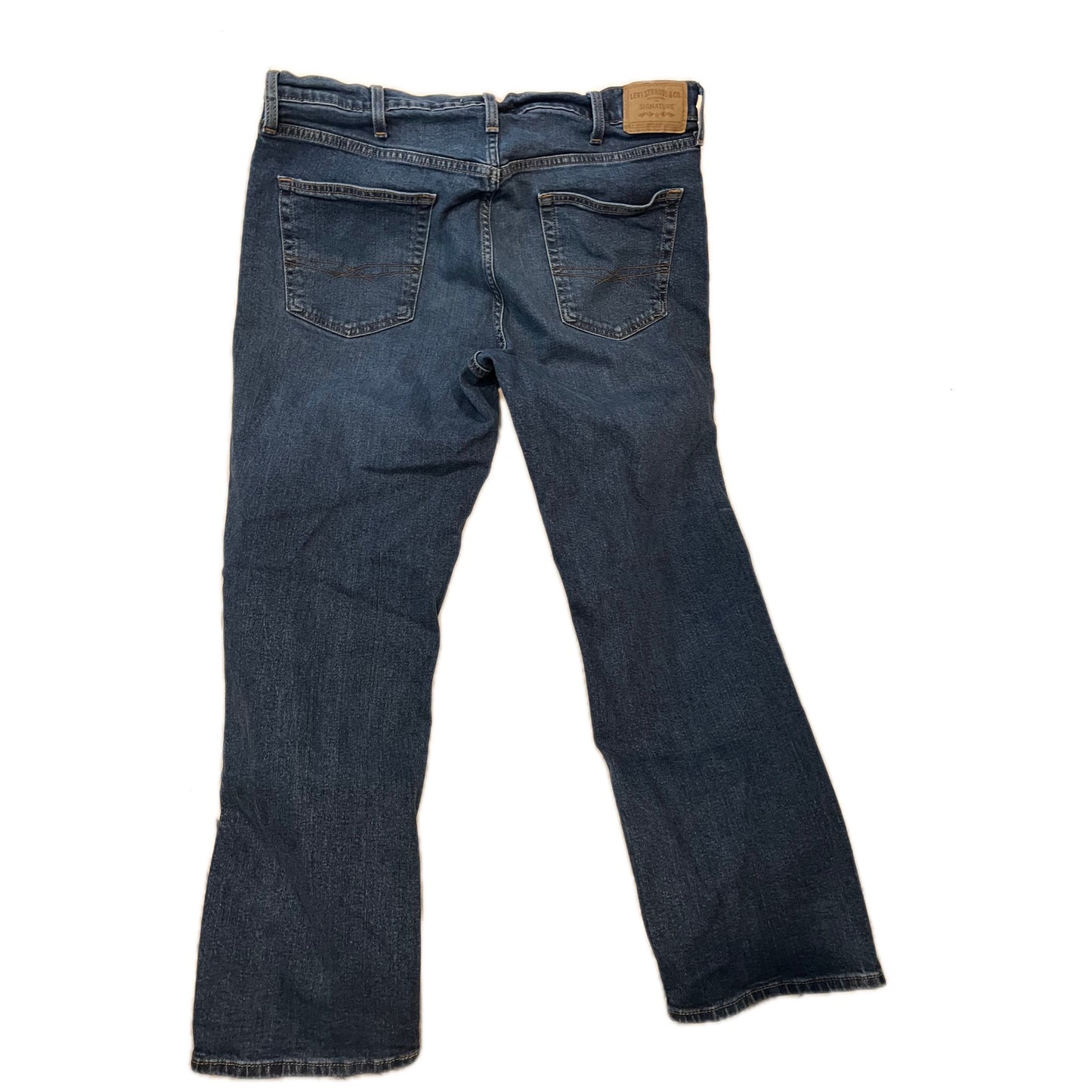 Levi's Signature Athletic Blue Jeans Mens 38x30