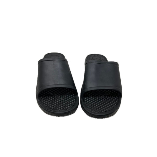 Totes Black Slides Mens 12 Womans 13