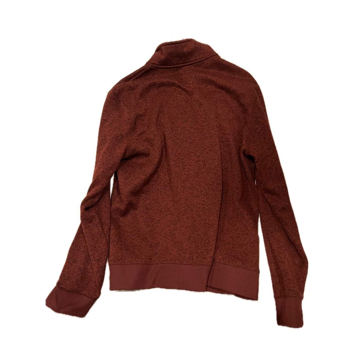 Sonoma Burgundy Full Zip Fleece Mens XL