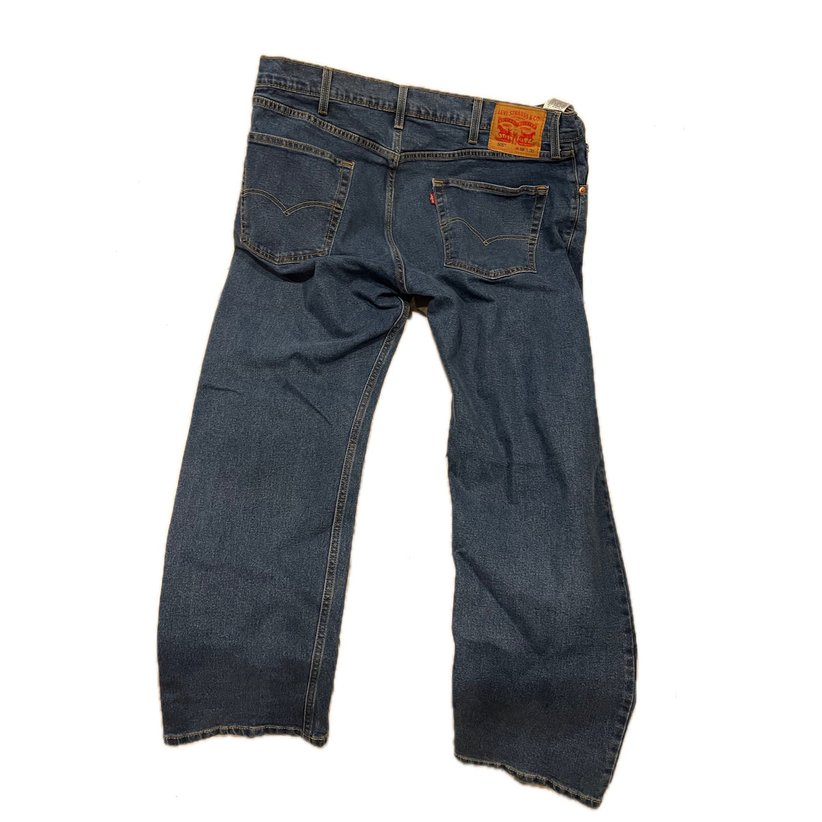 Levi's 505 Regular Straight Leg Jeans Mens 38x30