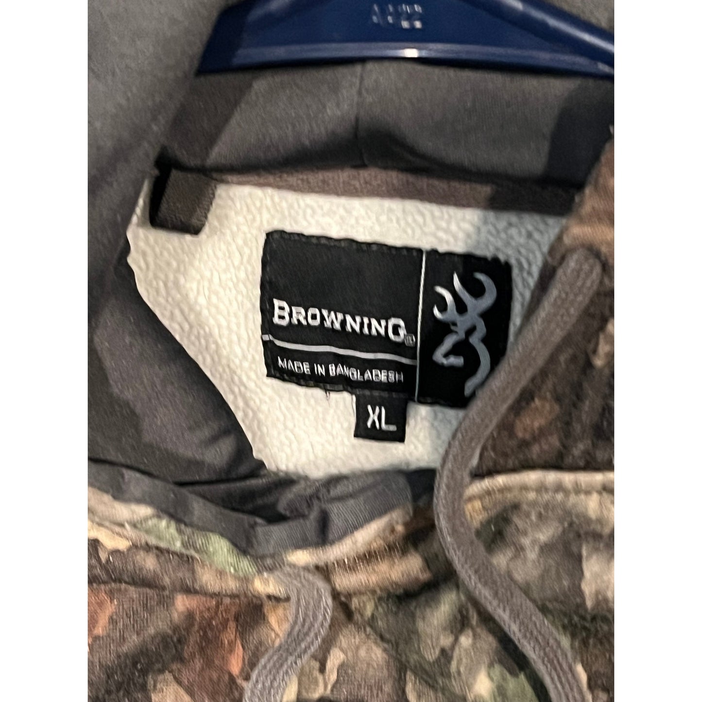 Browning Beige Camo Hoodie Mens XL