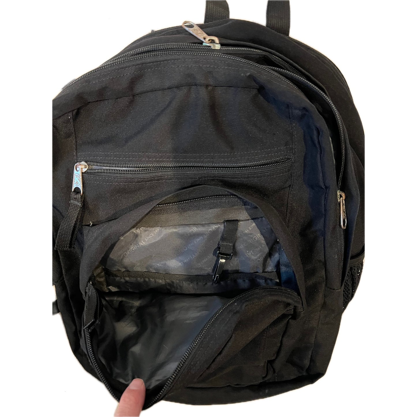 JanSport Right pack 3 Section Black Backpack