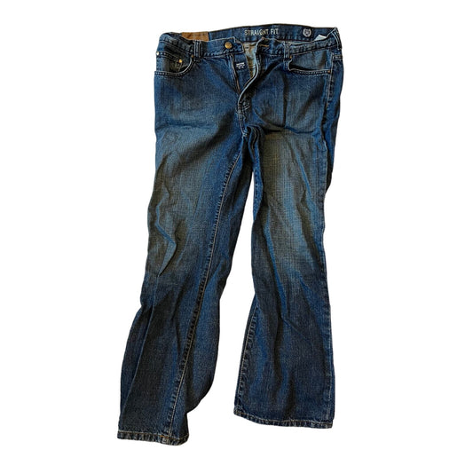 Chaps Regular Straight Blue Jeans Mens 38x32