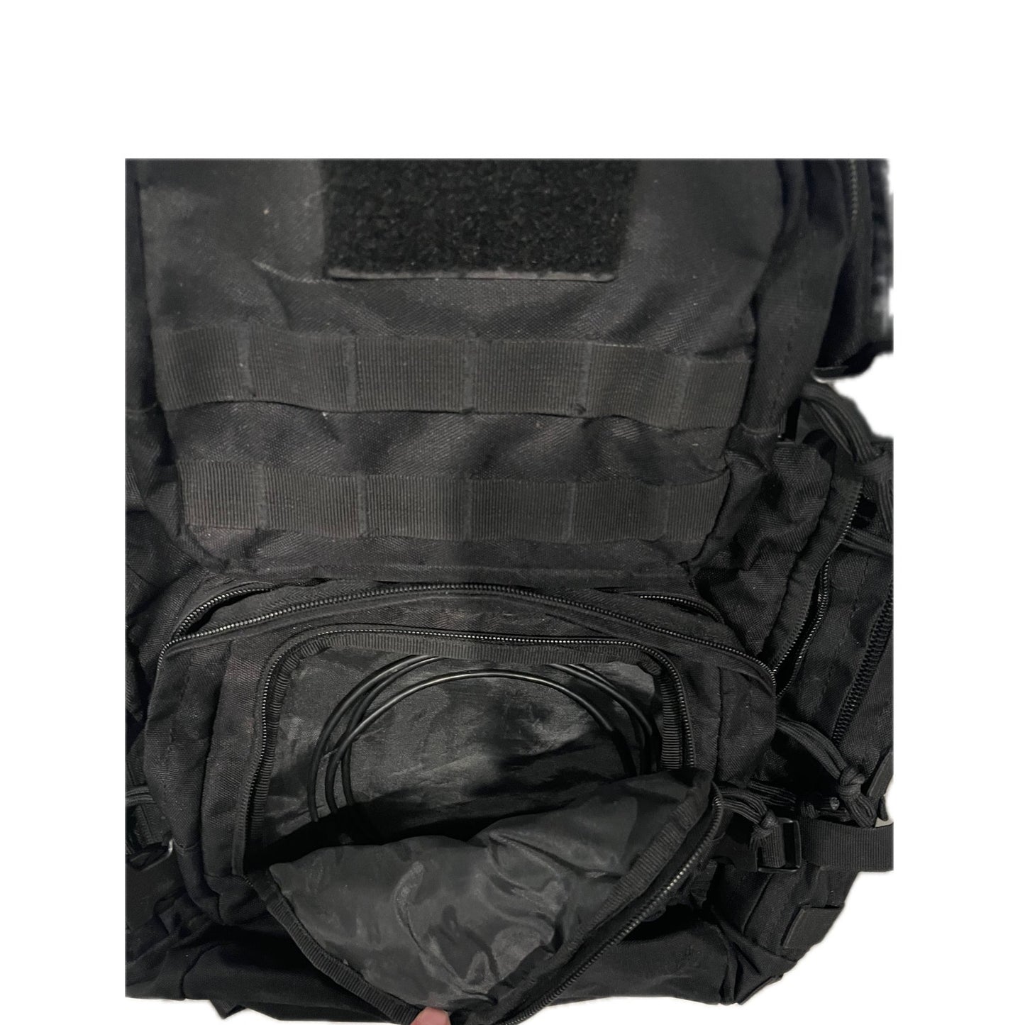Mochila de lona Roger extragrande Highland Tactical negra