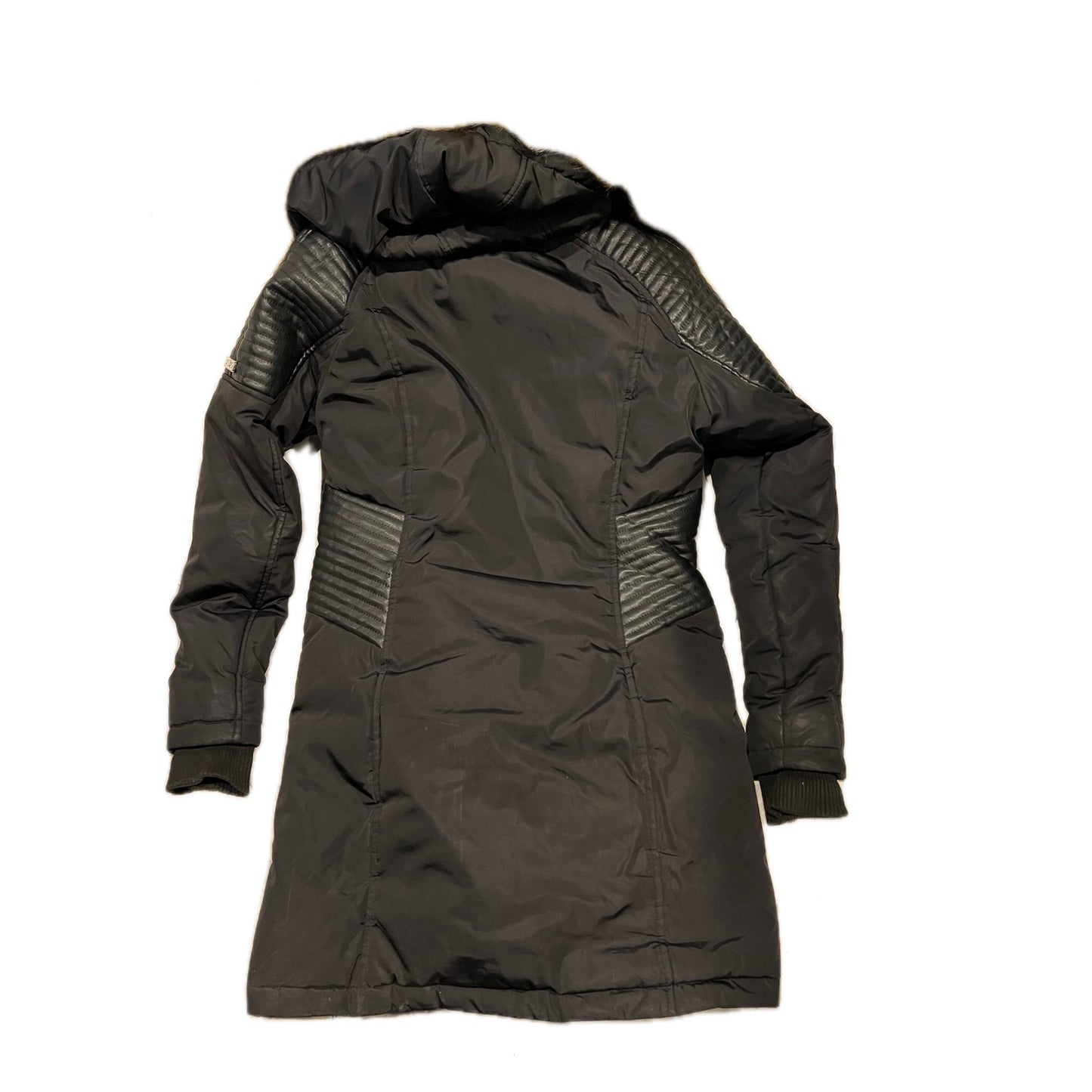 XoXo Parka matelassé à capuche en fausse fourrure Femme Petite