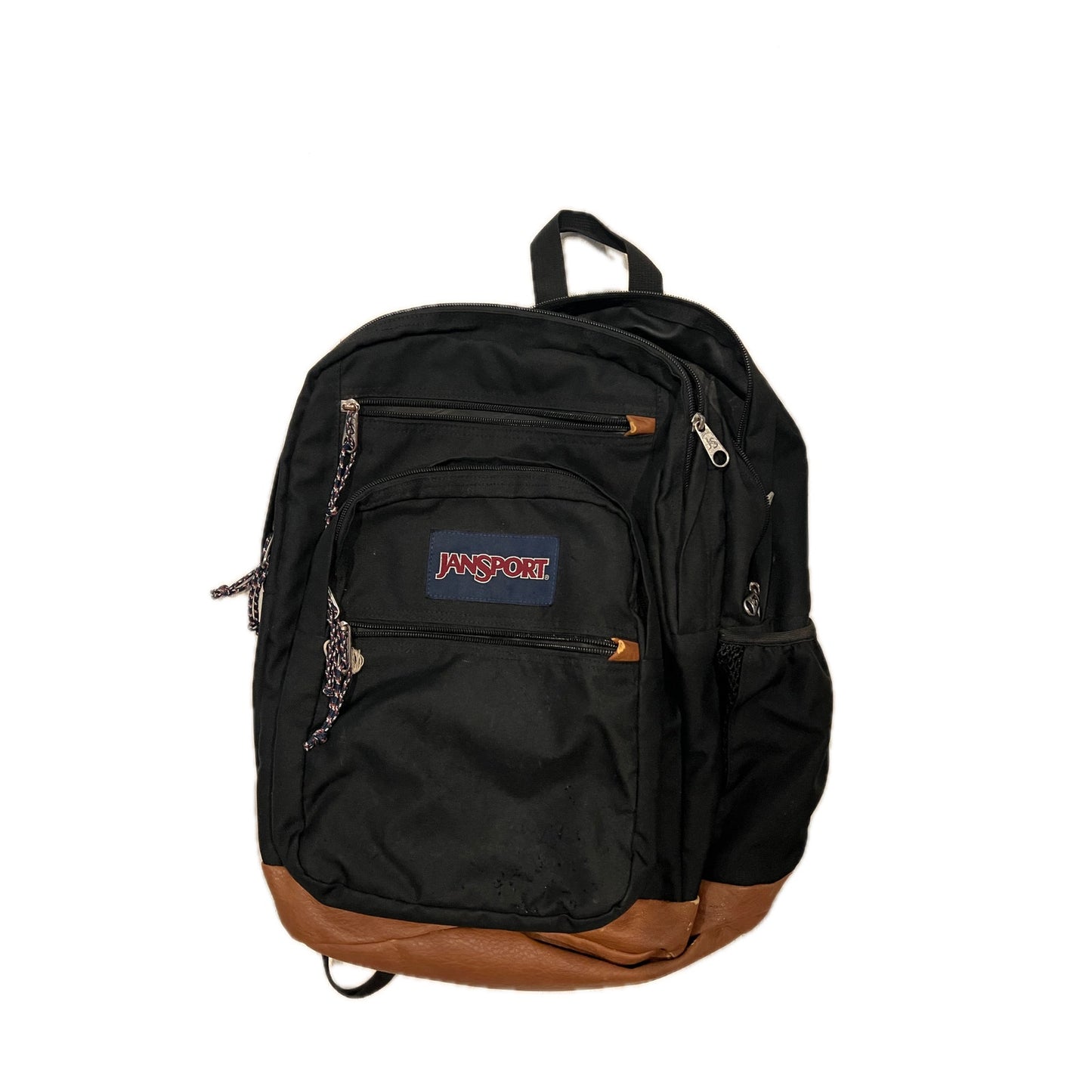 JanSport Cool Student 3 Section School Backpack Black Brown