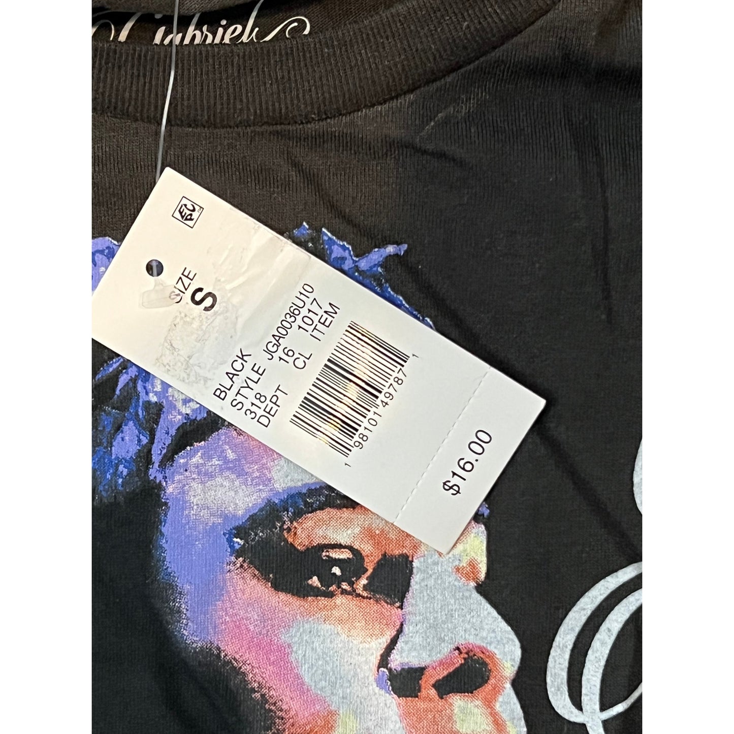 Juan Juanga Gabriel Crooner Black T-Shirt Mens S