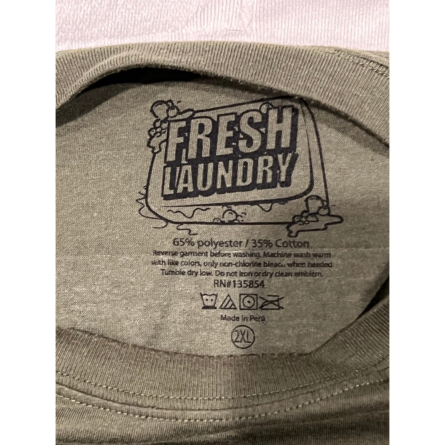 Fresh Laundry Tranquility of Nature T-Shirt Mens XXL