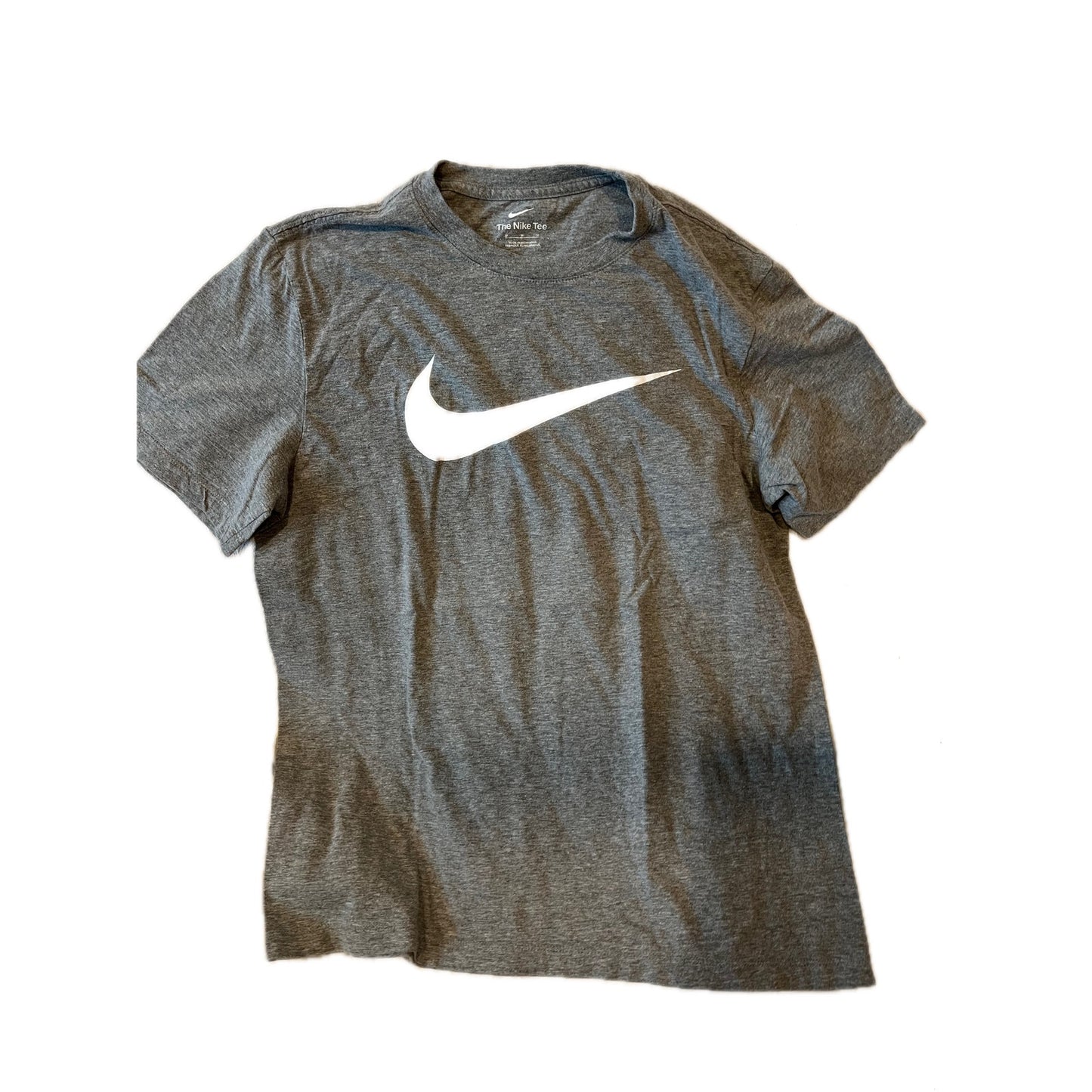 Nike Tee Swoosh Gray T-Shirt Mens M