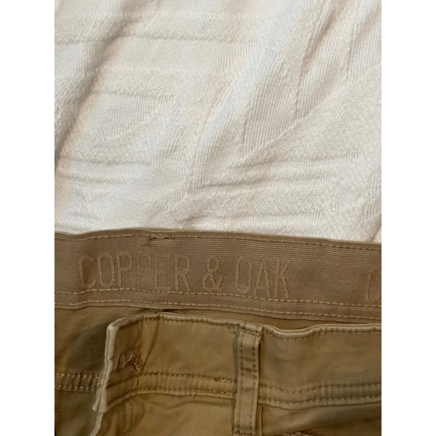 Copper and Oak Tan Chino Pants Mens 36x32