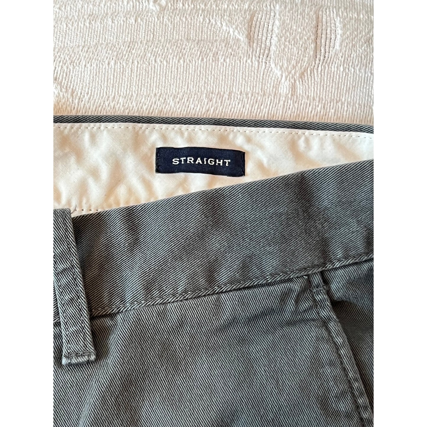 J Crew Chino Droit Devant Plat Flex Homme 32X34