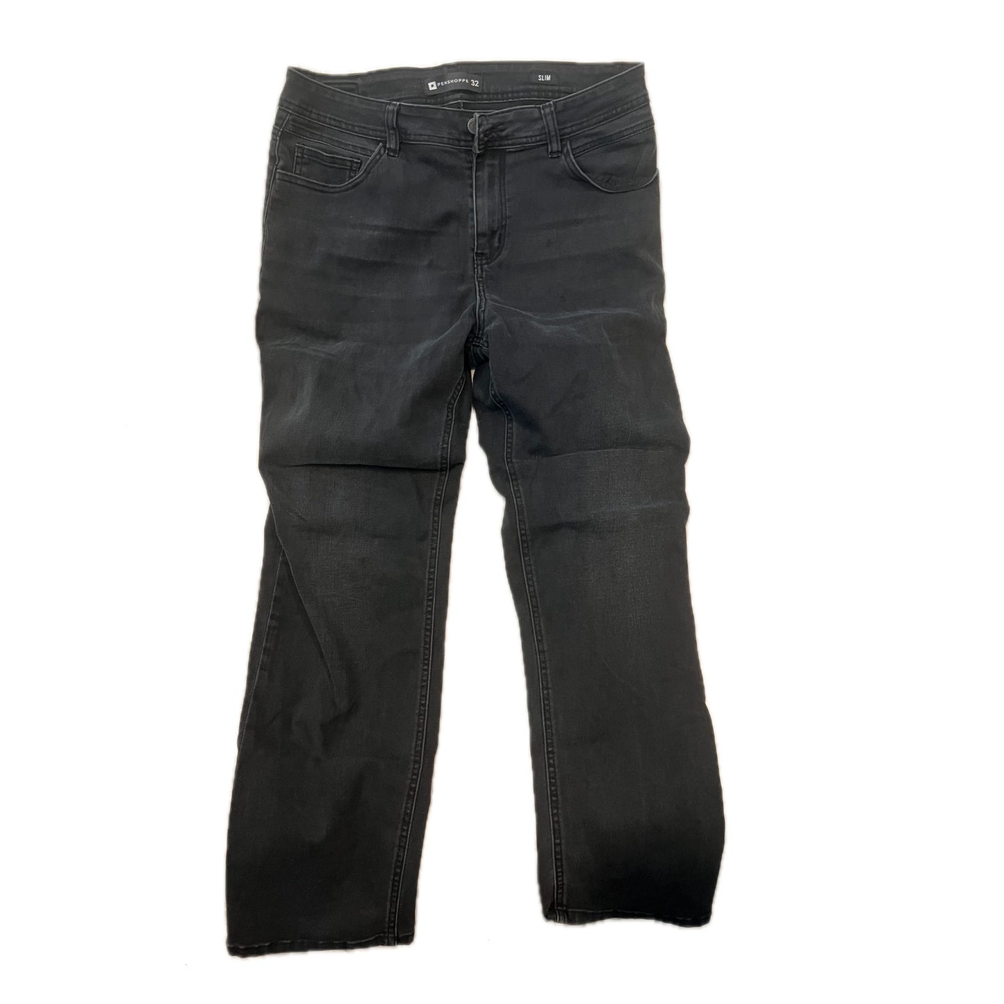 Pantalones Vaqueros Penshoppe Slim para Hombre Negros 32x28