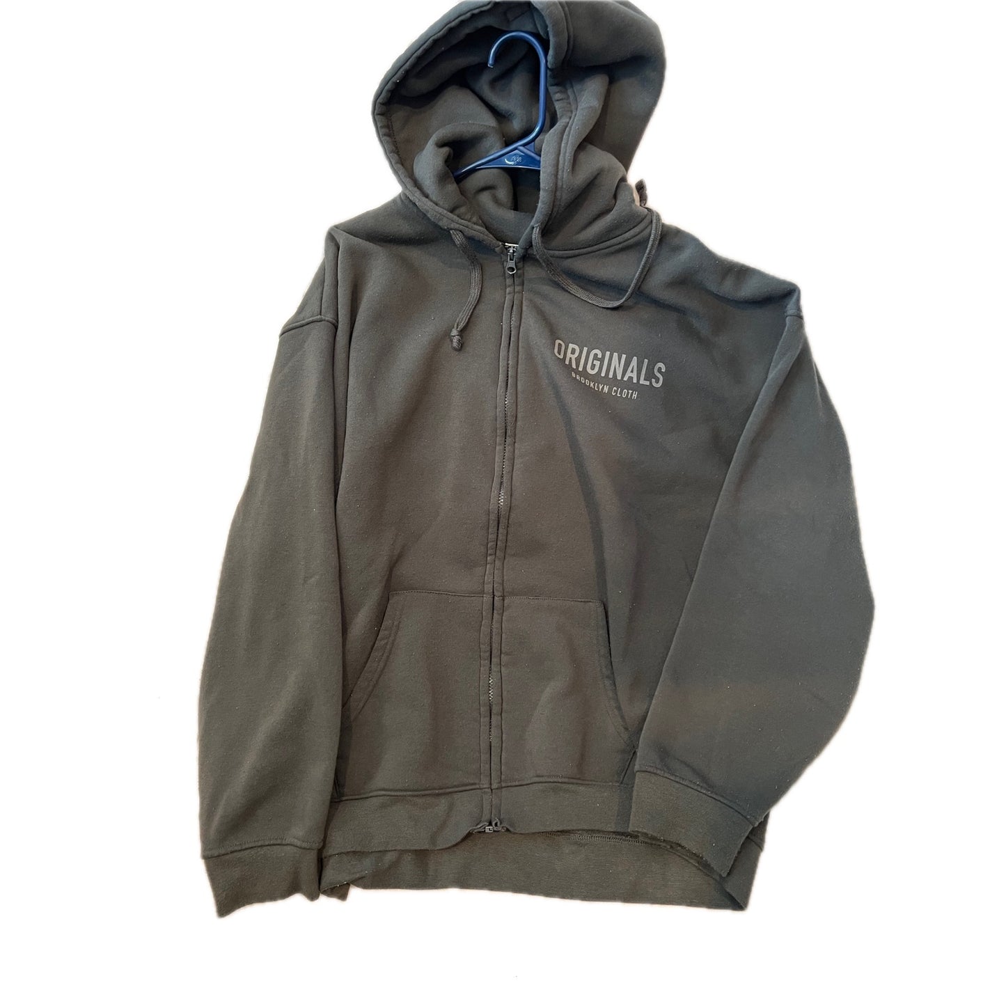 Sudadera con capucha Originals By Brooklyn Cloth con cremallera completa para hombre XL