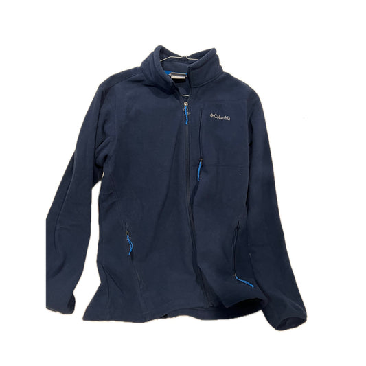 Columbia Navy Blue 1/4 Zip Fleece Mens Size Large