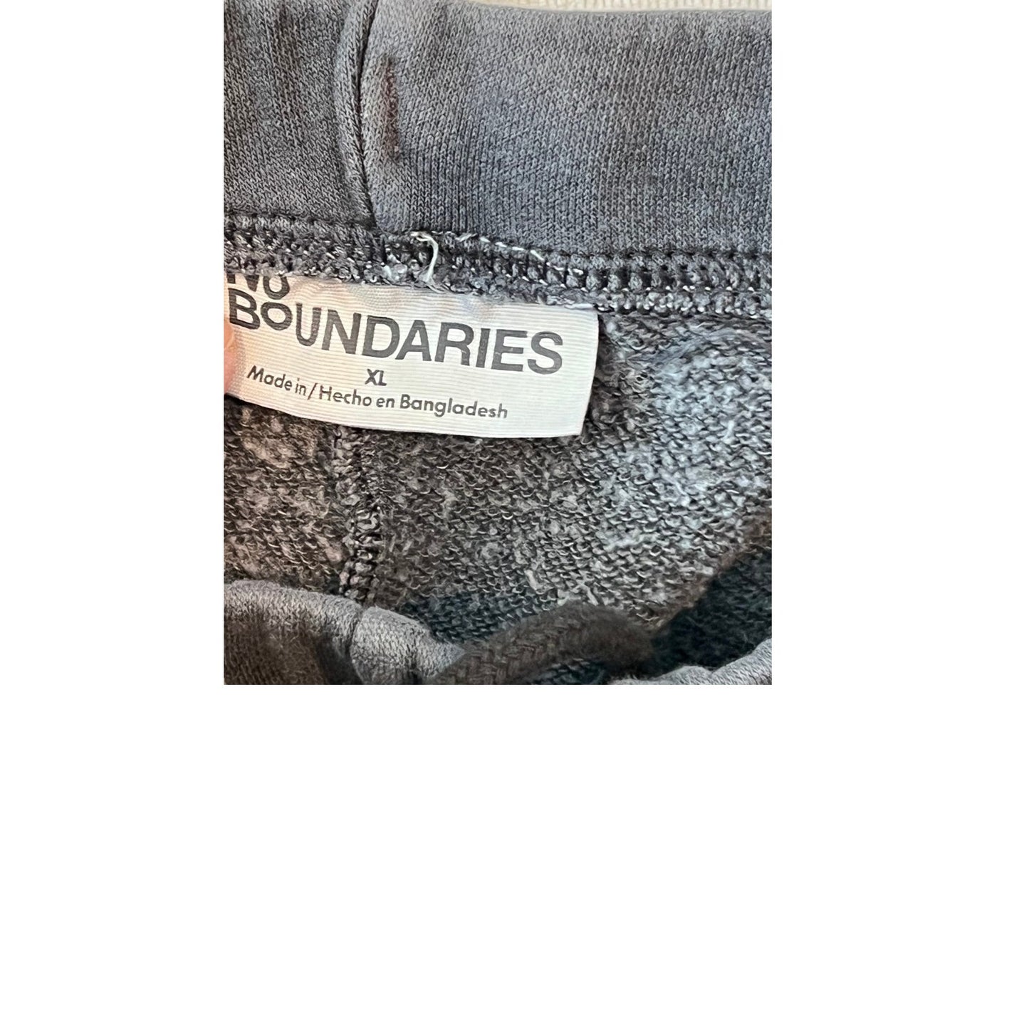 Pantalon de survêtement resserré Gris No Boundaries Homme XL