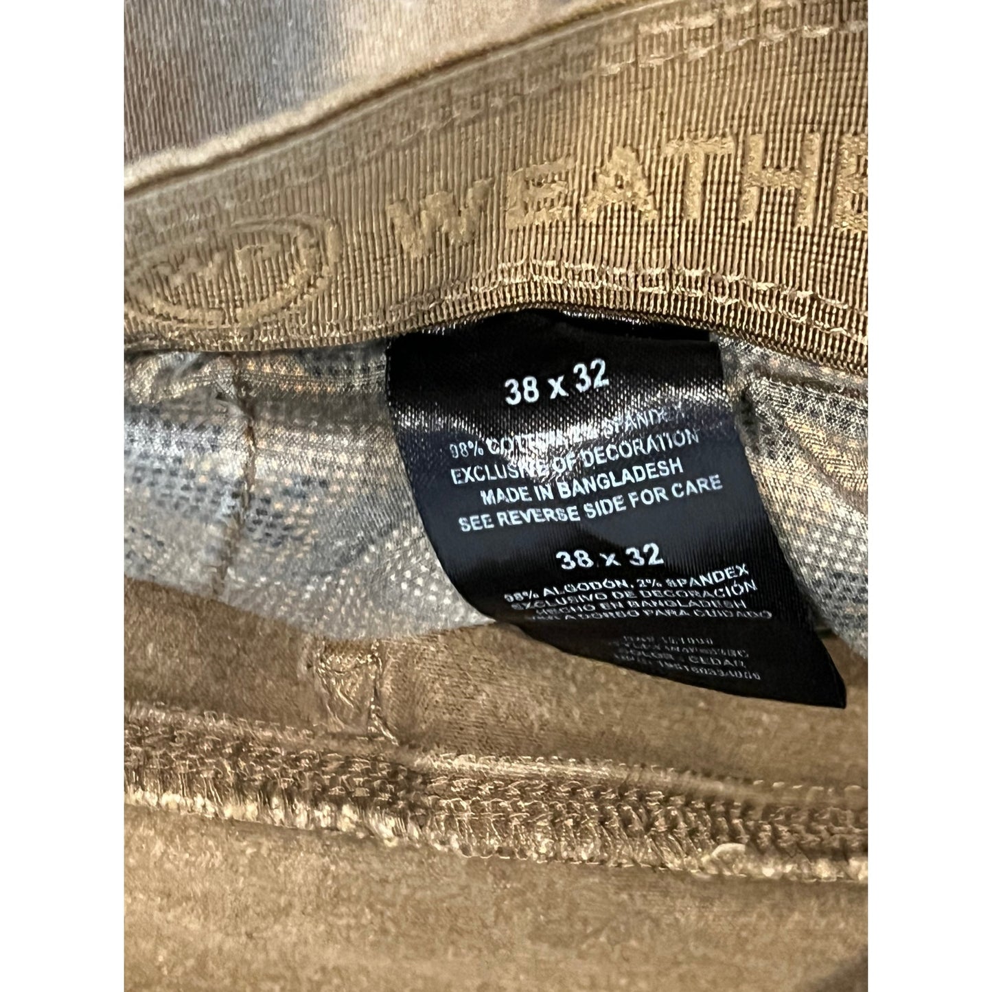 Weatherproof Beige Denim Pants Mens 38x32