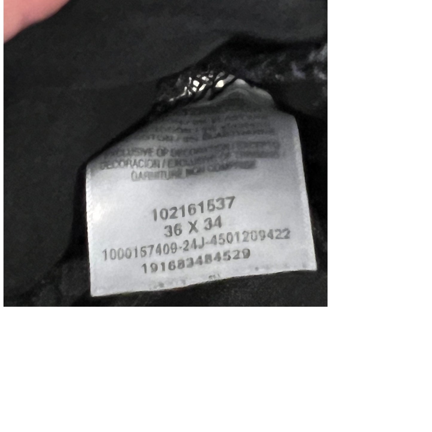 Lee Slim Straight Fit Leg Black Jeans 36x34