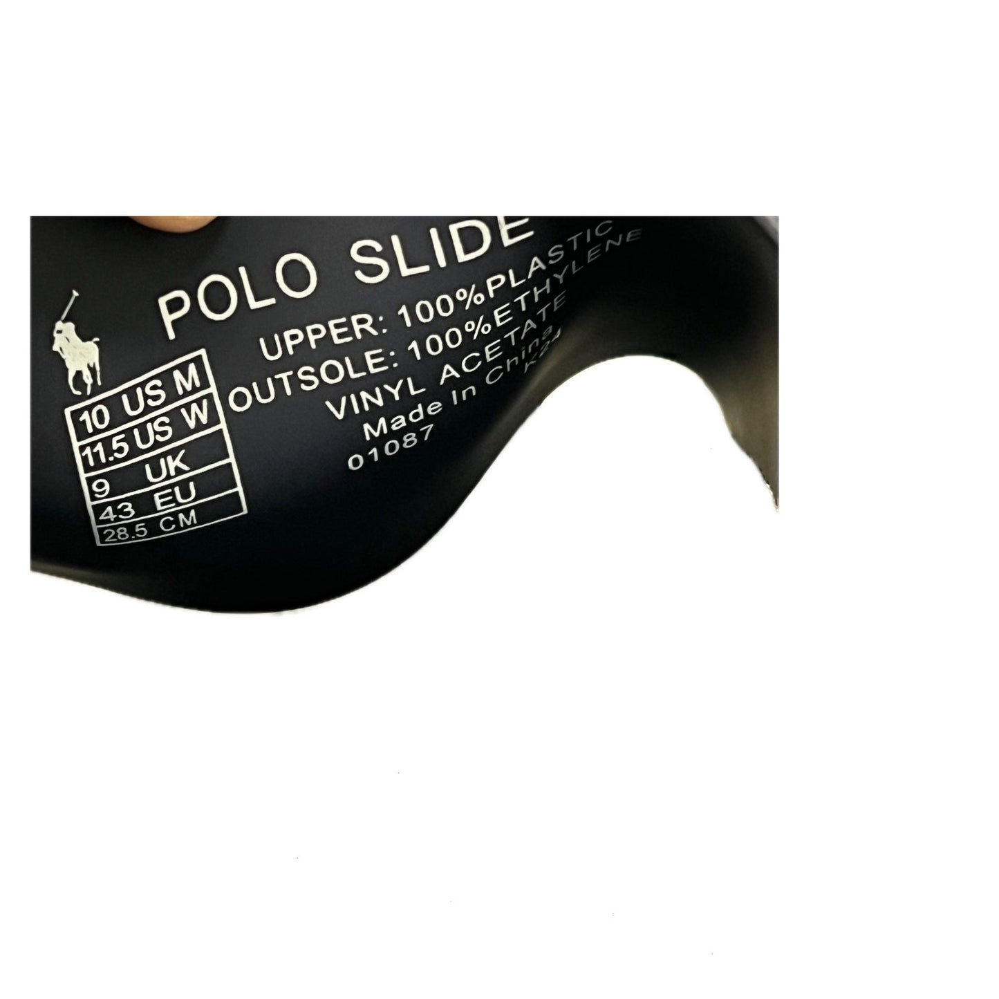 Sandales Claquettes Polo Ralph Lauren Bleu Homme 10 Femme 11.5
