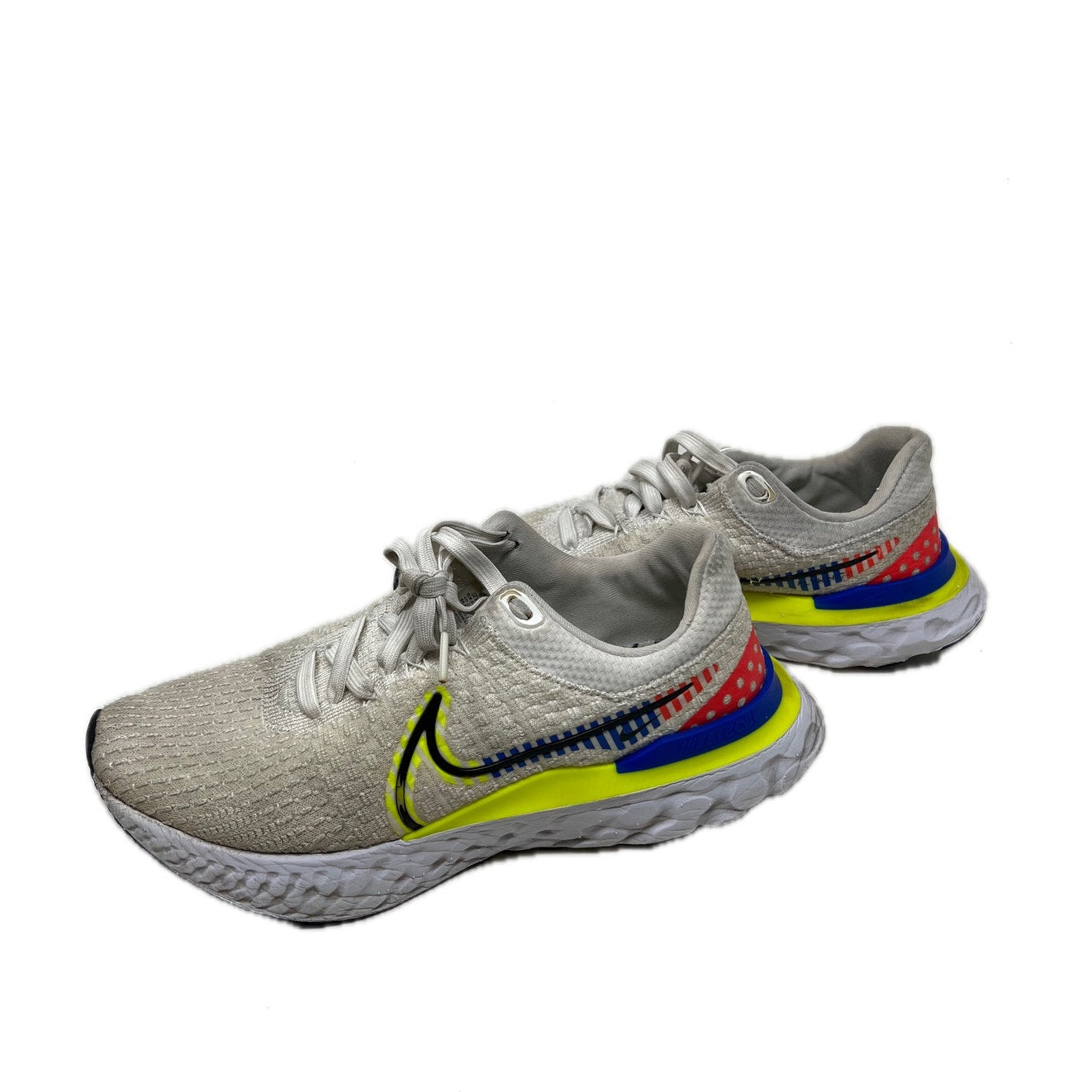 Nike React Infinity Run Flyknit 3 Prem Blanc Volt Bleu Racer