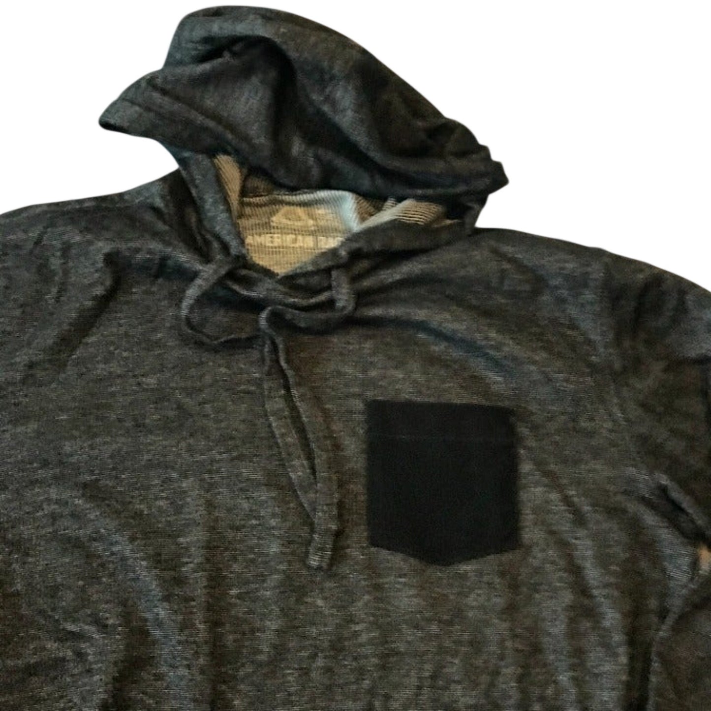 Sudadera ligera con capucha American Rag para hombre, talla S, gris