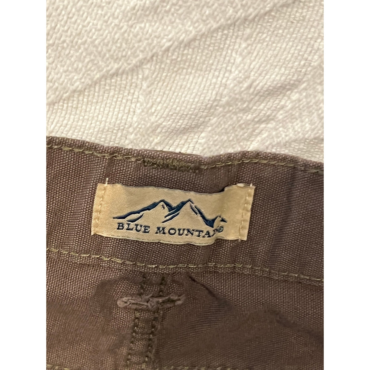 Blue Mountain Beige Straight Jeans Mens 34X32