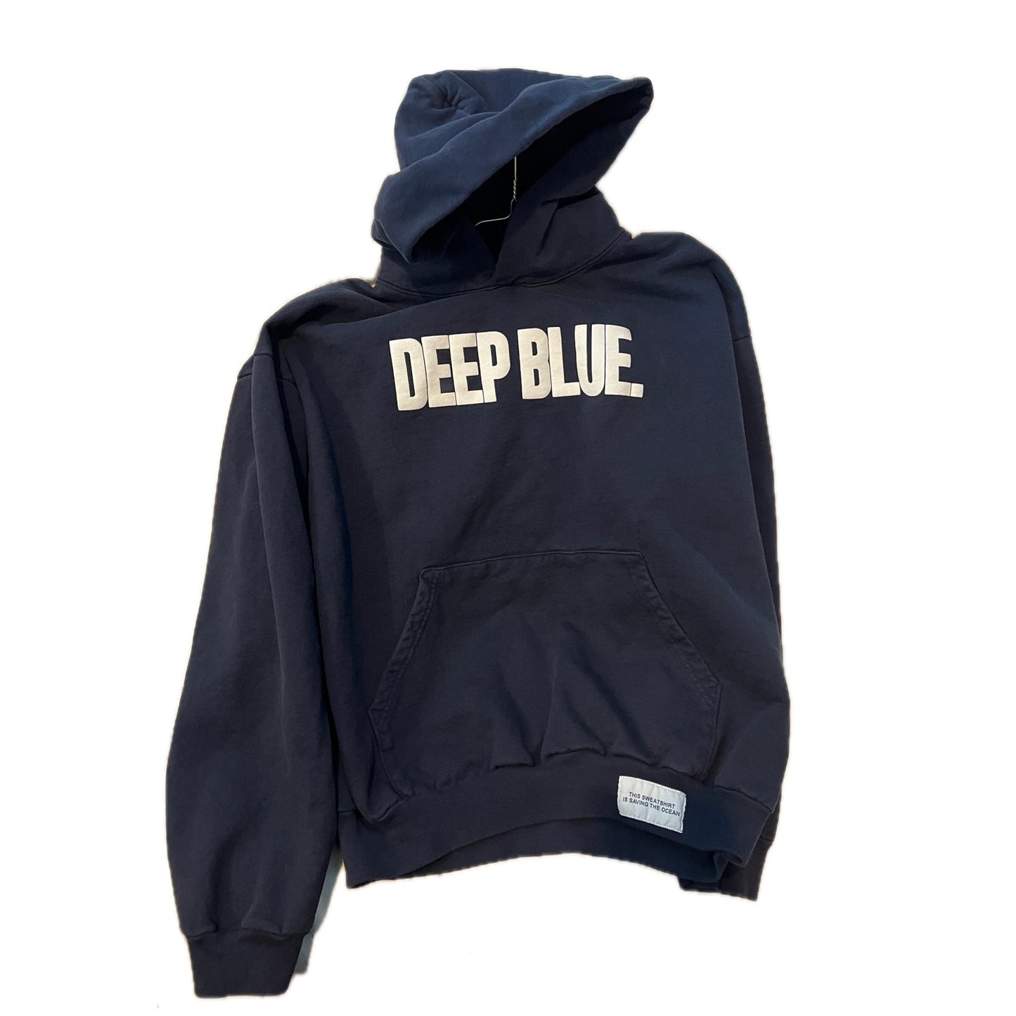 Sweat à capuche épais Deep Blue écoresponsable pour homme, taille XL