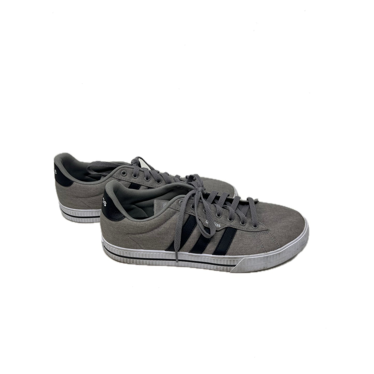 adidas Daily 3.0 Grey Black Sneakers Mens 11.5
