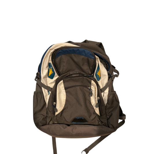 High Sierra Scrimmage backpack Charcoal, White Blue Green