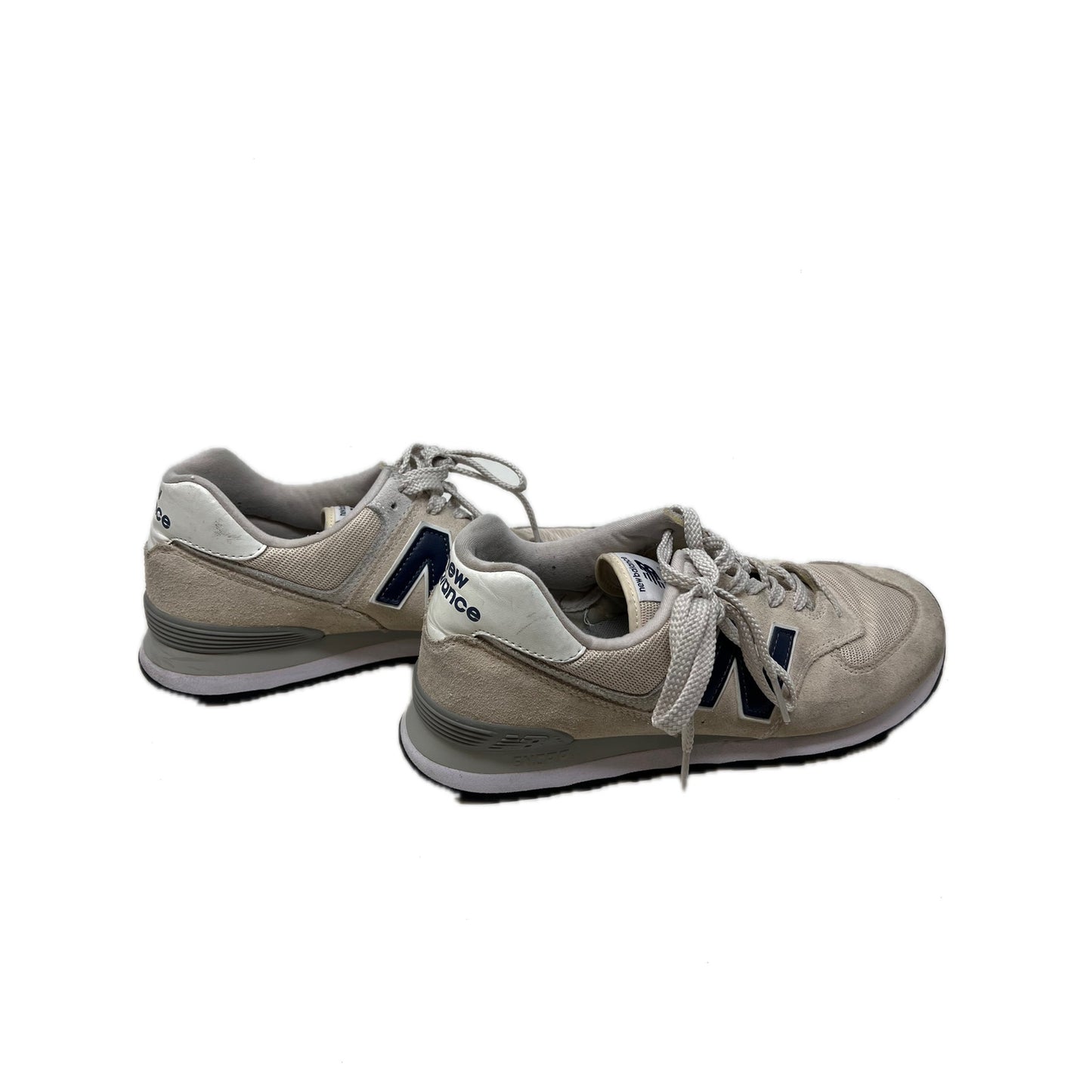 New Balance 574 Tan Navy Mens 10