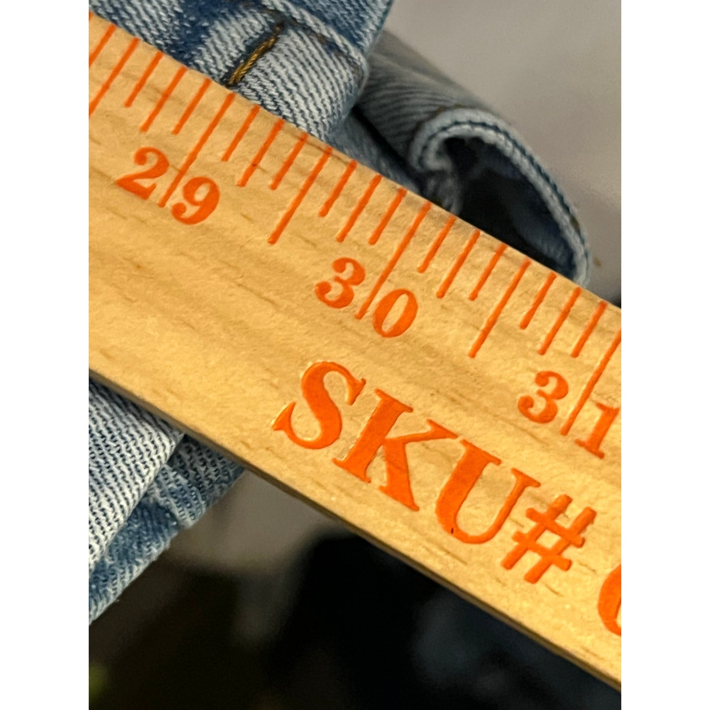 PRSTGE Snap Cargo Streetwear Jeans in Icey Blue Mens 34x30