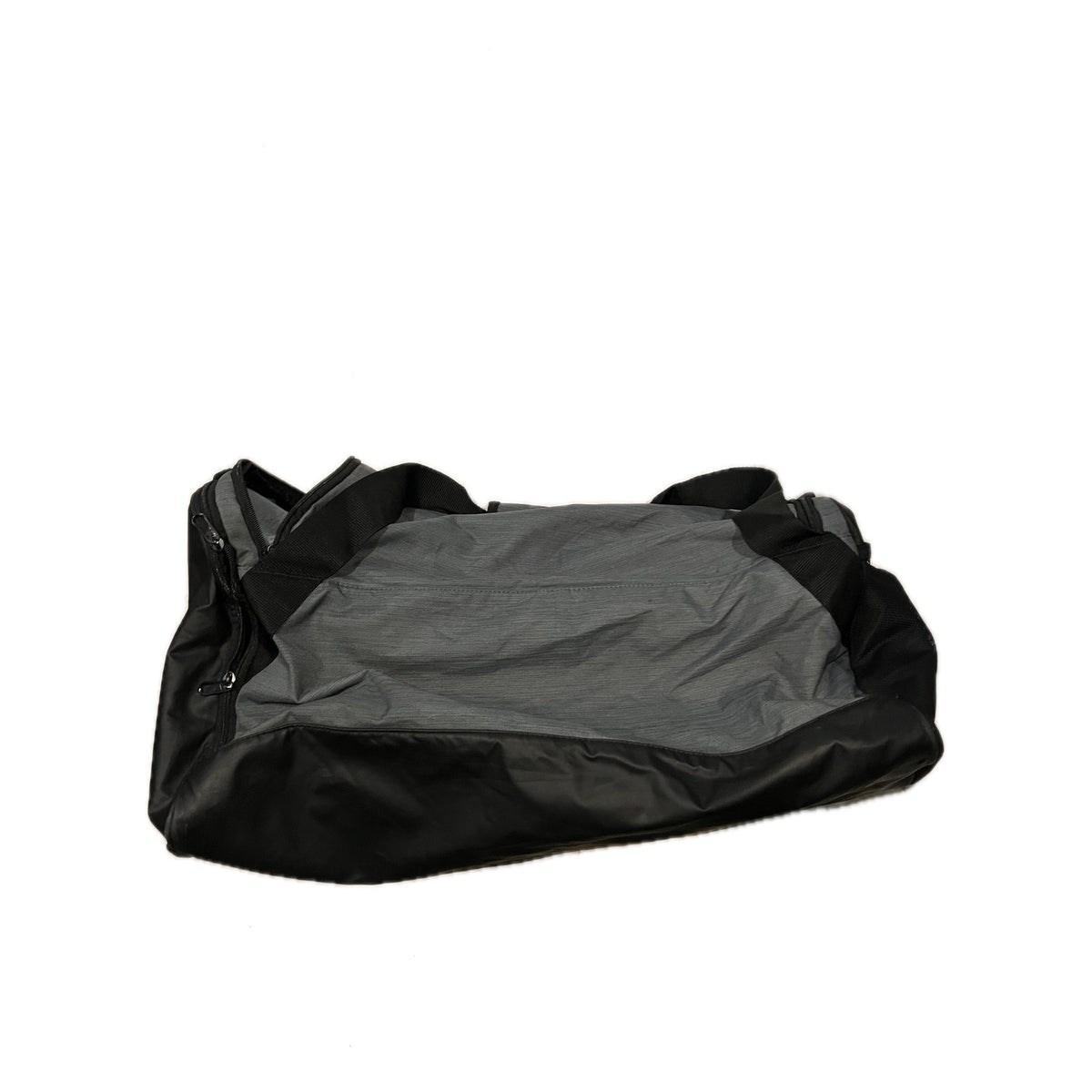 Nike Brasilia 9.5 Gray Black Medium 60L Duffel Gym Bag