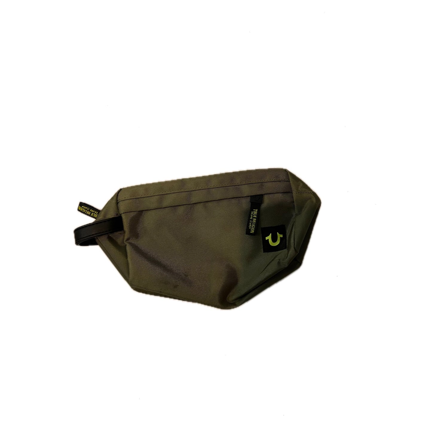 True Religion Drab Green Toiletries Cosmetic Case