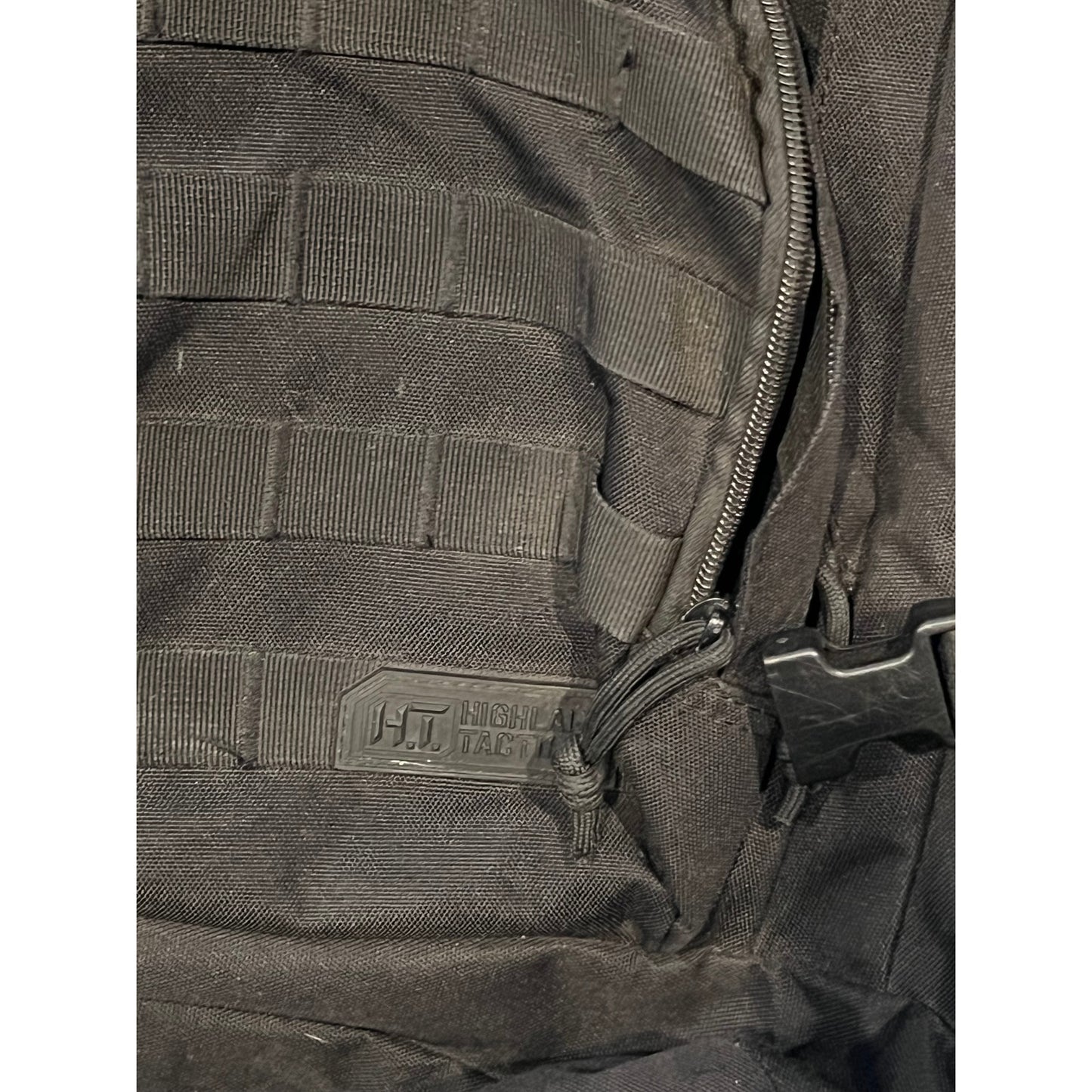 Highland Tactical Roger Canvas Backpack XL Black