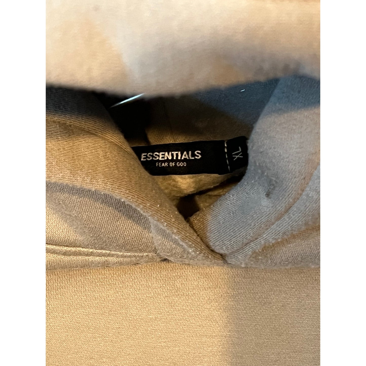 Essentials Fear of God Hoodie beige homme XL