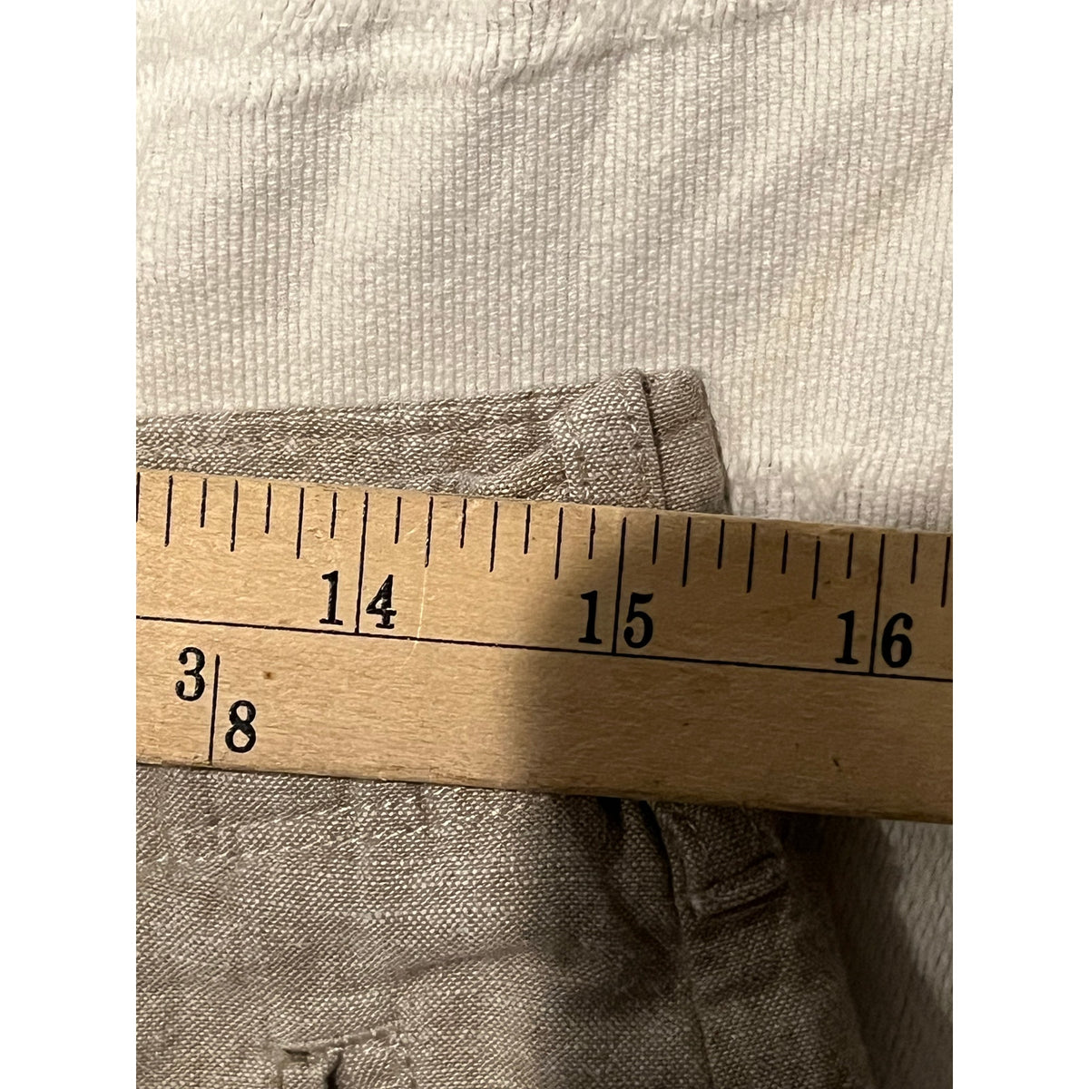 Perry Ellis Beige Paperbag Casual Pants Mens 31x31