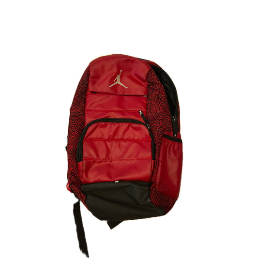 Nike Air Jordan Fluid Backpack Gym Bag Laptop Red Black