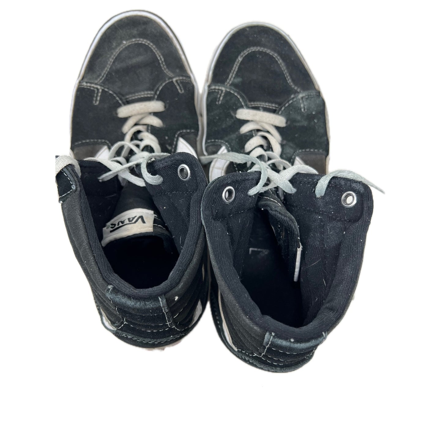 Vans Sk8-Hi chaussures de skate montantes noir blanc homme 8.5