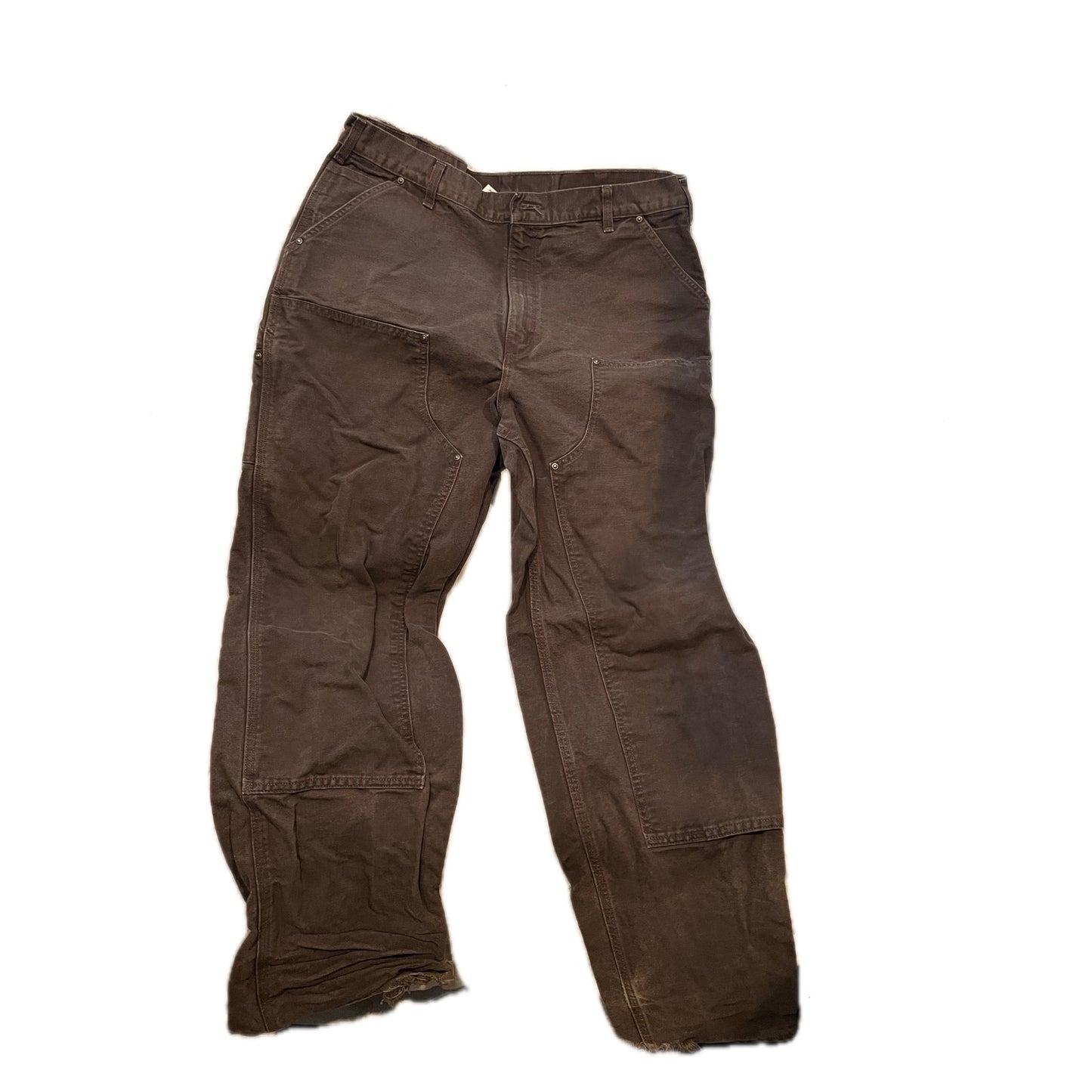 Pantalon de travail Carhartt beige coupe ample homme 38x36