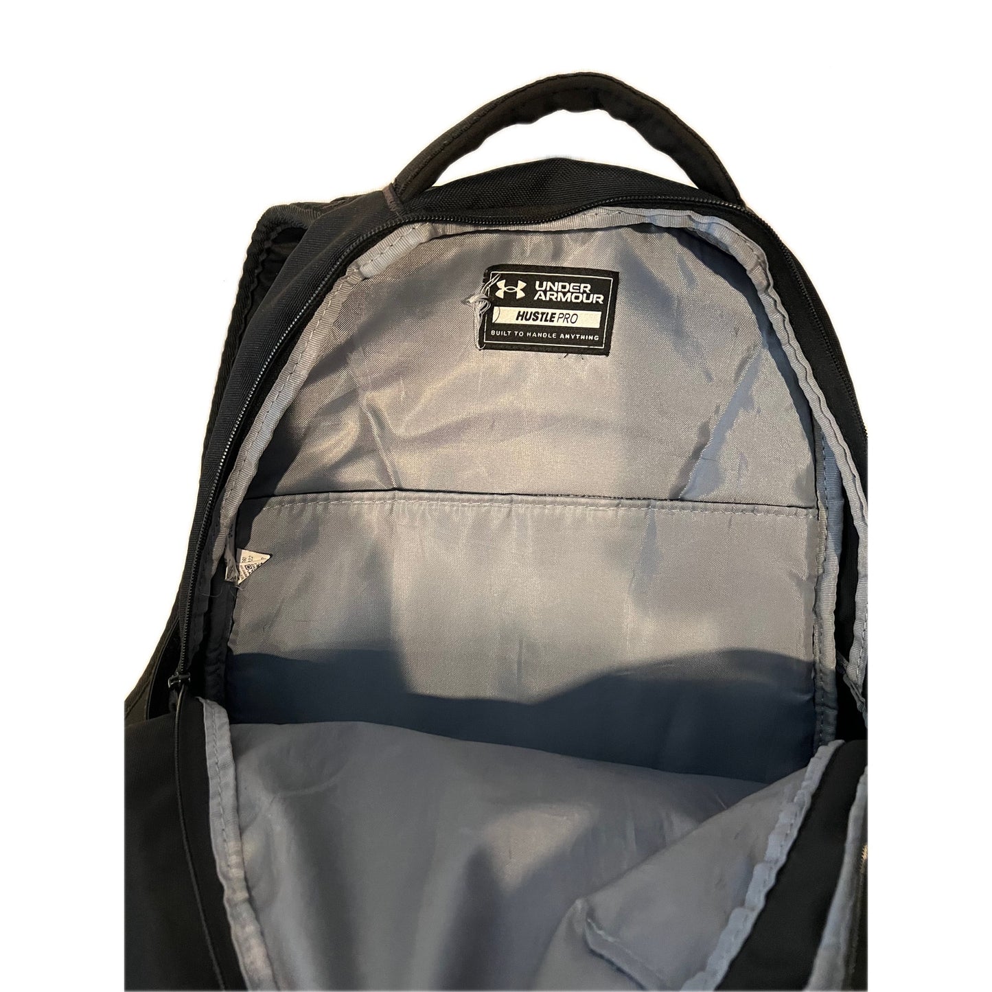 Under Armour Hustle Pro Black Gray Backpack